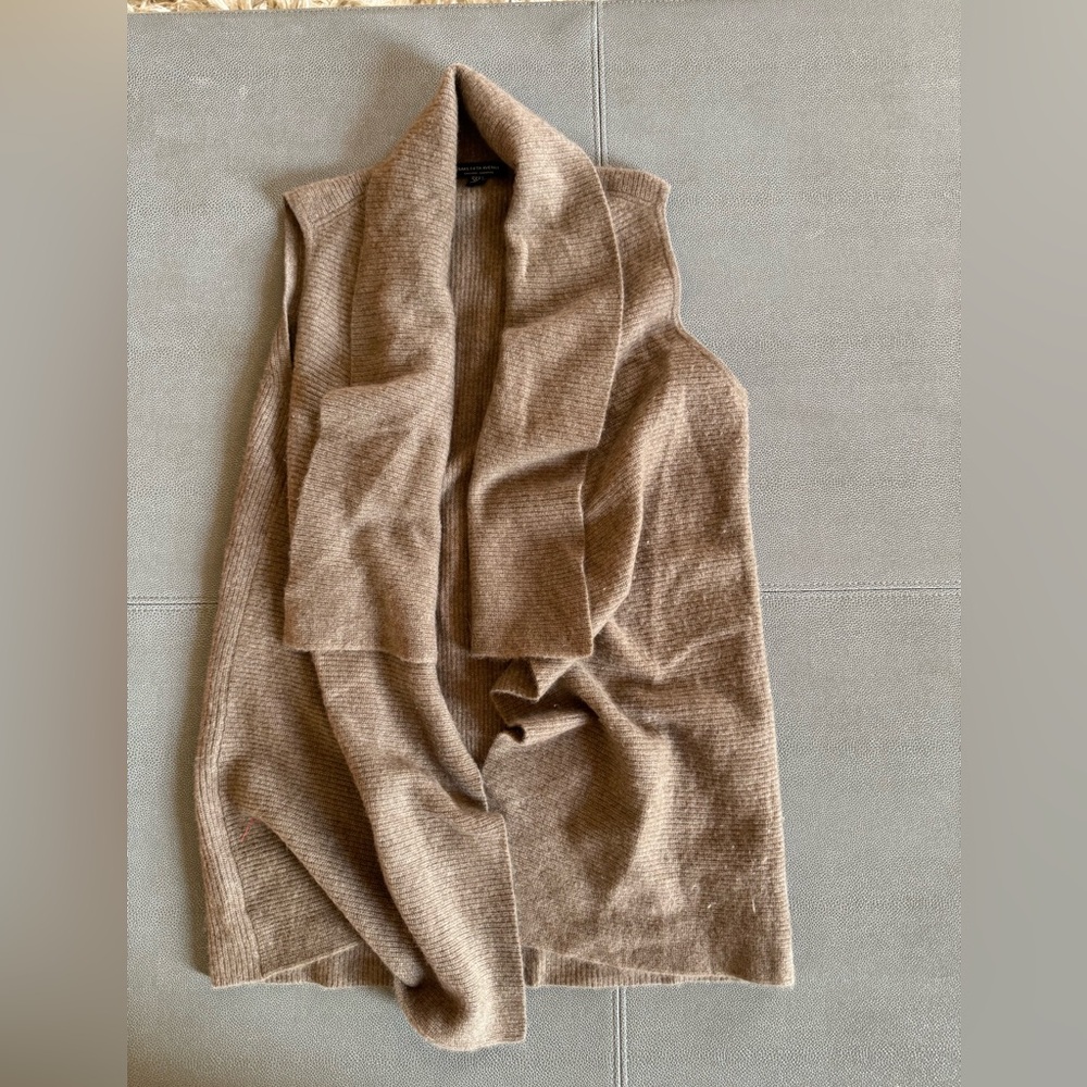 Saks Fifth Avenue Cashmere Vest Cardigan